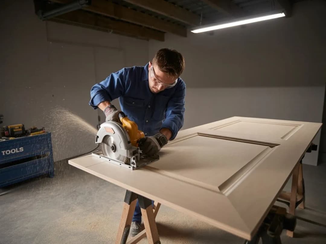 Ile można skrócić drzwi wewnętrzne, aby uniknąć problemów z funkcjonalnością?