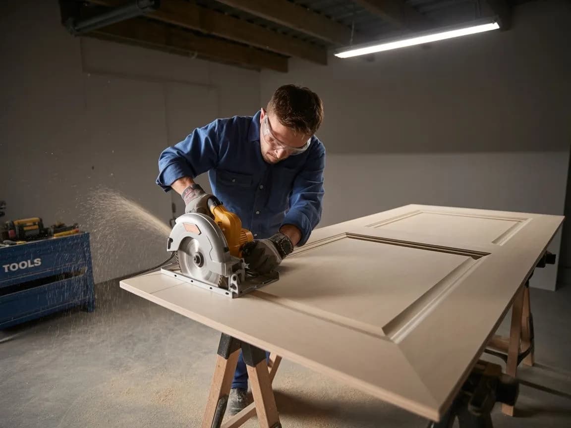 Ile można skrócić drzwi wewnętrzne, aby uniknąć problemów z funkcjonalnością?