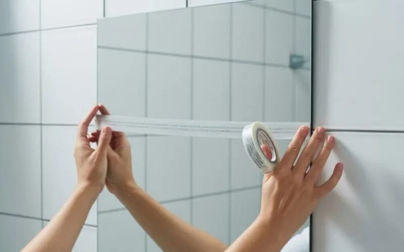 Jak powiesić lustro bez wiercenia? Proste metody bez uszkodzeń