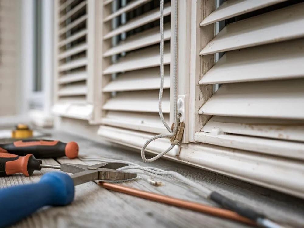 Jak wymienić sznurek w rolecie zewnętrznej w kilku prostych krokach